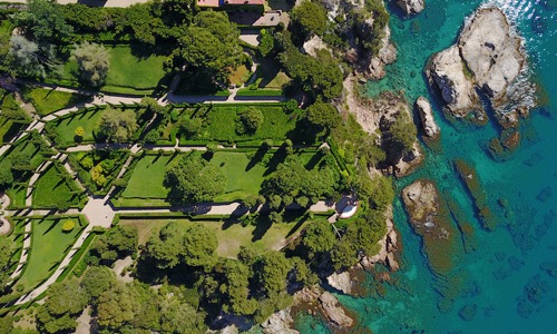 Vista aerea del Jardín