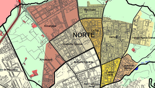 Granda Norte separado distintos barrios.png